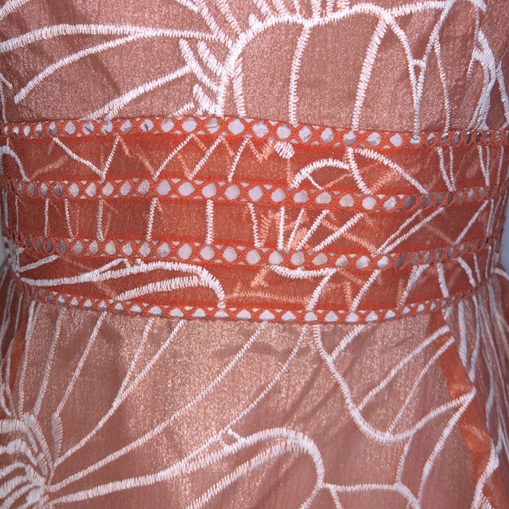 Anthropologie floral tea length dress - Picture 3 of 6